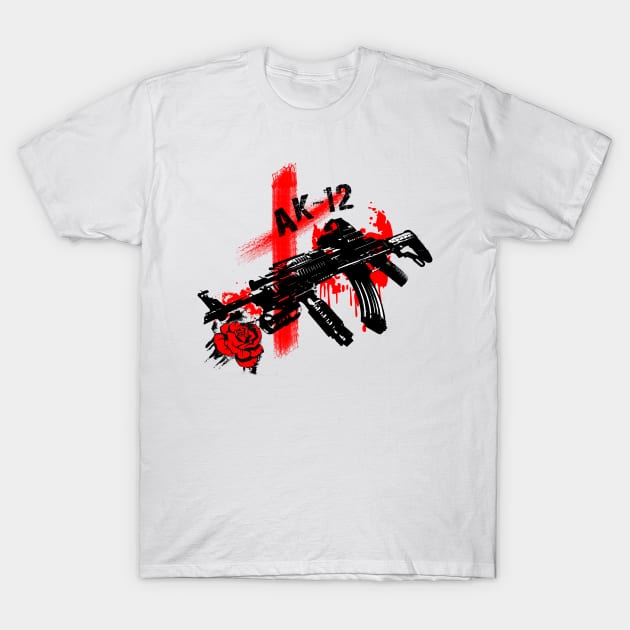 Guns and Rose T-Shirt by White_Tiger